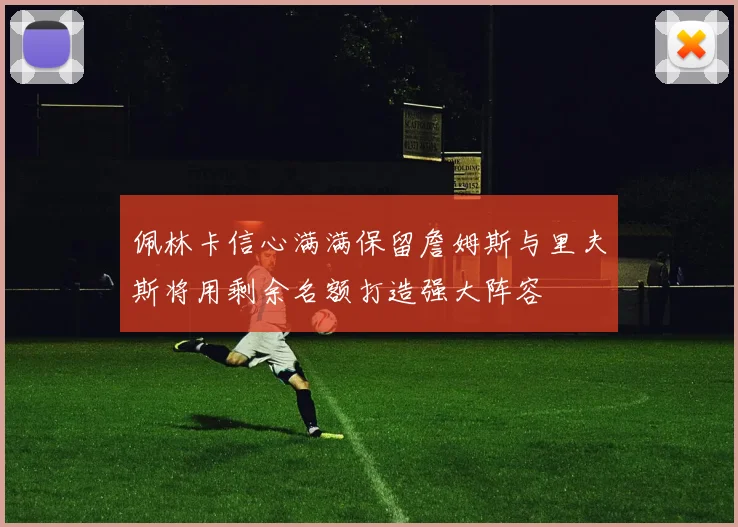 佩林卡信心满满保留詹姆斯与里夫斯将用剩余名额打造强大阵容