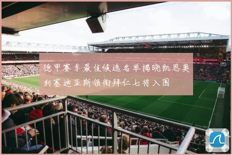 德甲赛季最佳候选名单揭晓凯恩奥利塞迪亚斯领衔拜仁七将入围